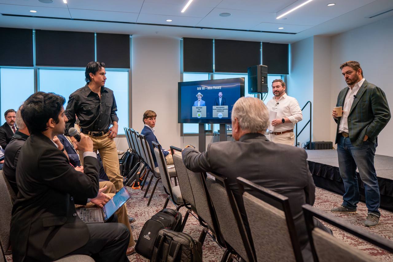 Audience Q&A session at a TBGA event